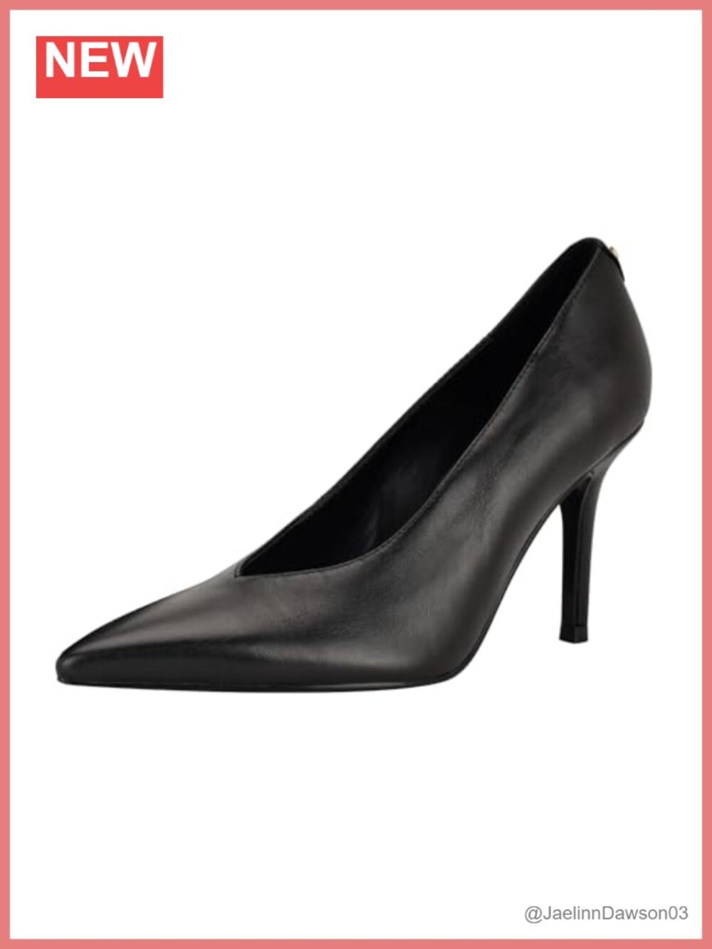 Women's Leather Pointed Toe Stiletto Pumps Party Evening Wear